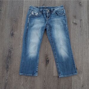 Vigoss Denim Jean Capri Size 5/6 - Length 21"